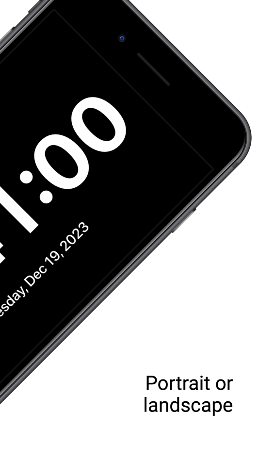 #3. Fullscreen Clock (iOS) 由: Spencer Halse