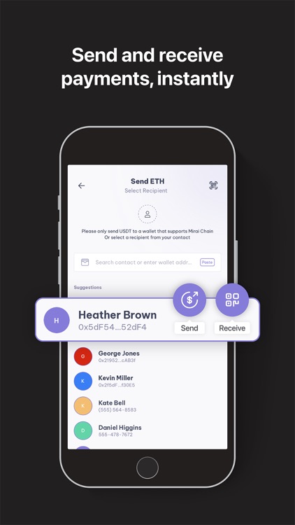 Mirai App DeFi & Crypto Wallet screenshot-3