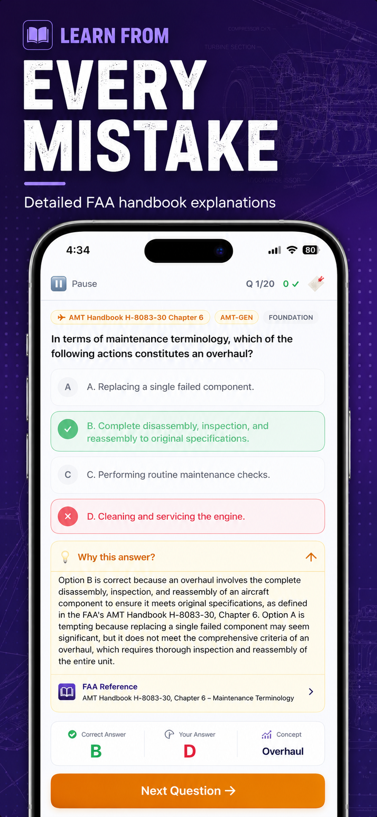 A&P Cert Prep: FAA Mechanic screenshot 4