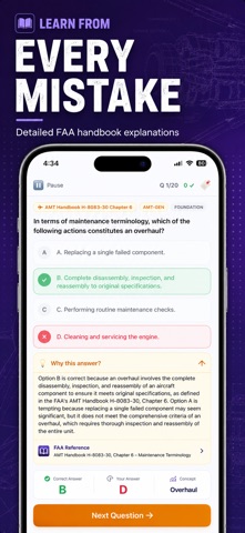 A&P Cert Prep: FAA Mechanic iPhone screenshot
