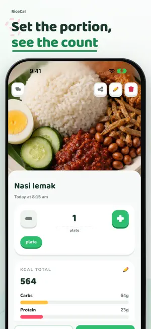 RiceCal: Asia Calorie Tracker screenshot 3