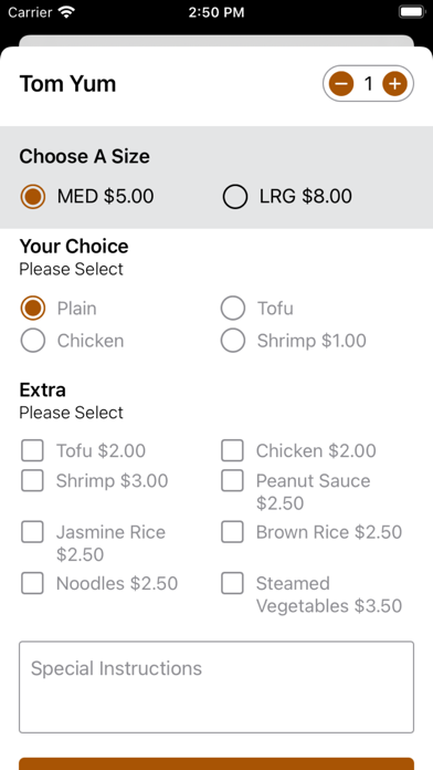 Simply-Thai Restaurant Screenshot