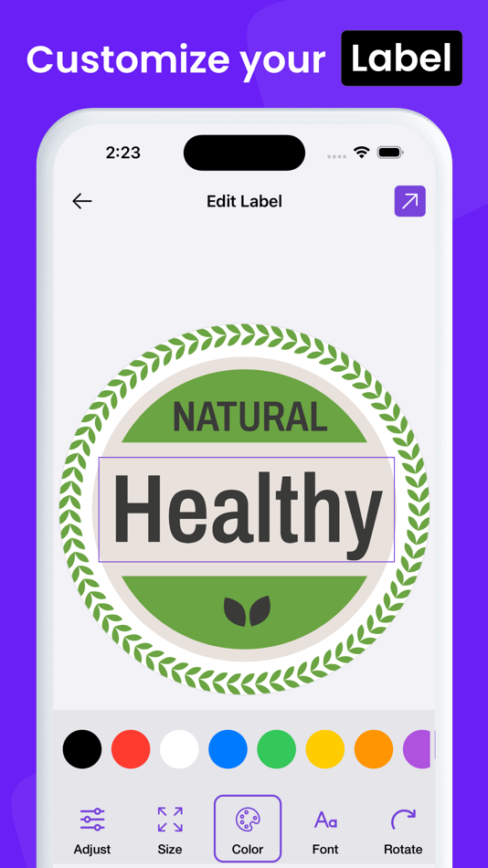 #2. AI Label Maker: Label Printer (iOS) By: Zulqarnain Mustafa