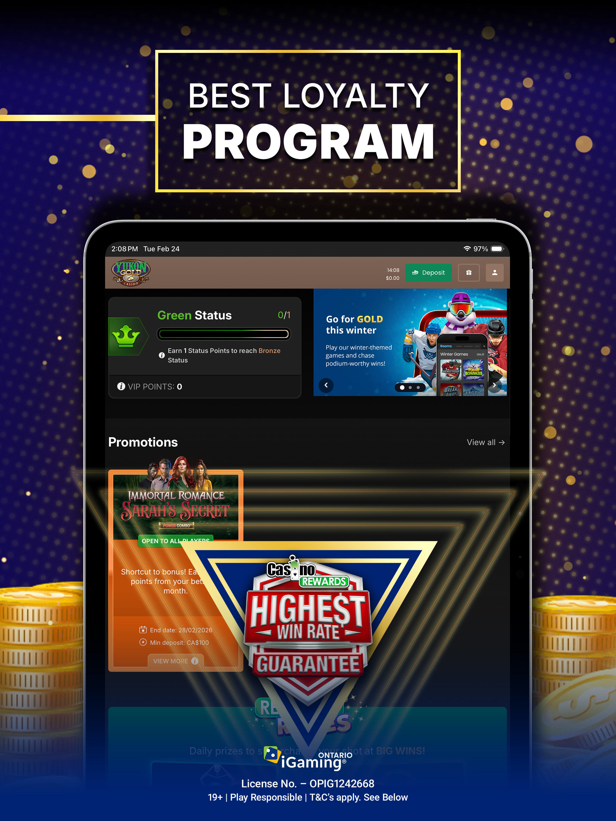 Yukon Gold Casino Ontario screenshot 12