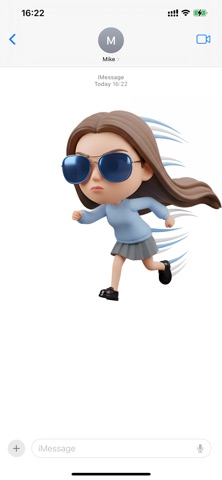Women With Sunglasses Stickers iPhone screenshot