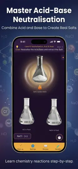 Capture d'écran de ChemLab: Chemistry Simulator sur iPhone 2