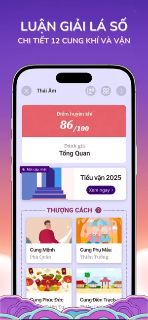 Thái Âm - Tử Vi 2026 iPhone screenshot 3