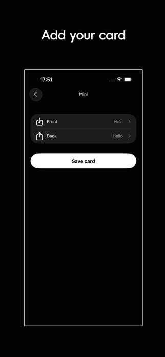 Mini - Flashcards Screenshot 4 of 5