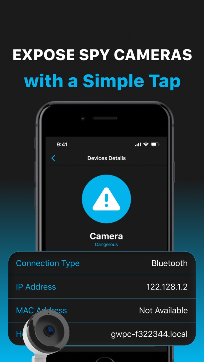 Security Blink Camera Detector