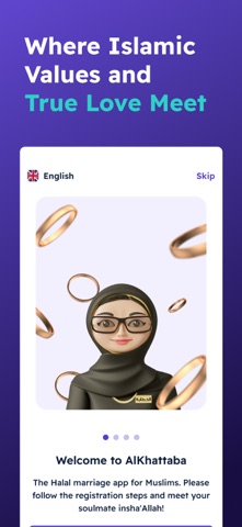 AlKhattaba - Muslim Marriage iPhone screenshot 1