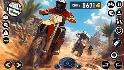 Highway Bike Stunt Racing Game Screenshot