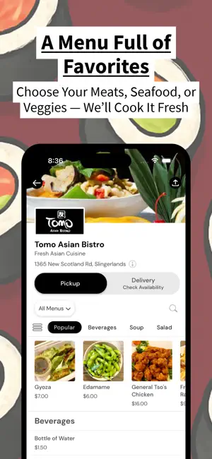 Tomo Asian Bistro screenshot 2