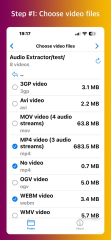 Audio Extractor - FFmpeg Screenshot 1 of 3