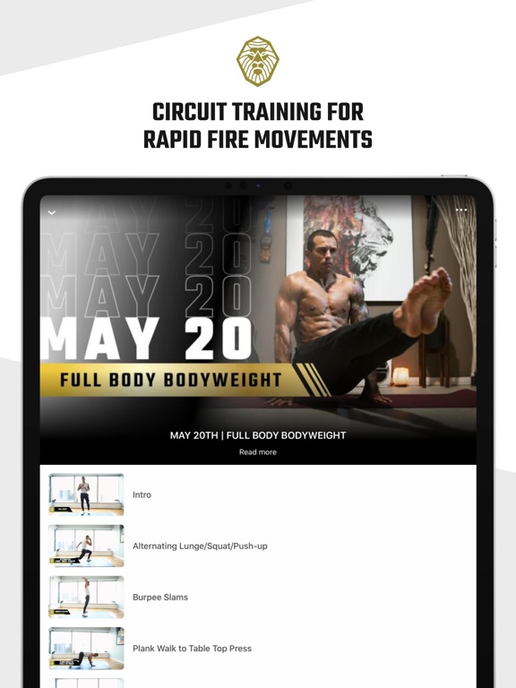 MV Fit by Michael Vazquez iPad screenshot 4 - Health & Fitness app
