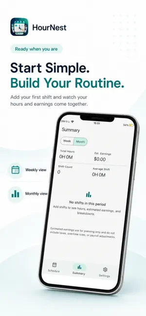 HourNest screenshot 2