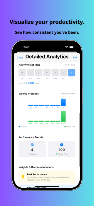 Pomodoro Timer · FocusLoop Screenshot 4 of 5