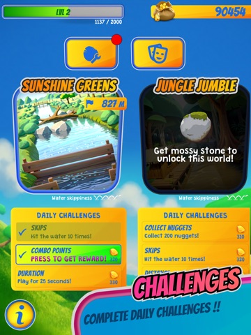 Stone Skipper Dash iPad screenshot