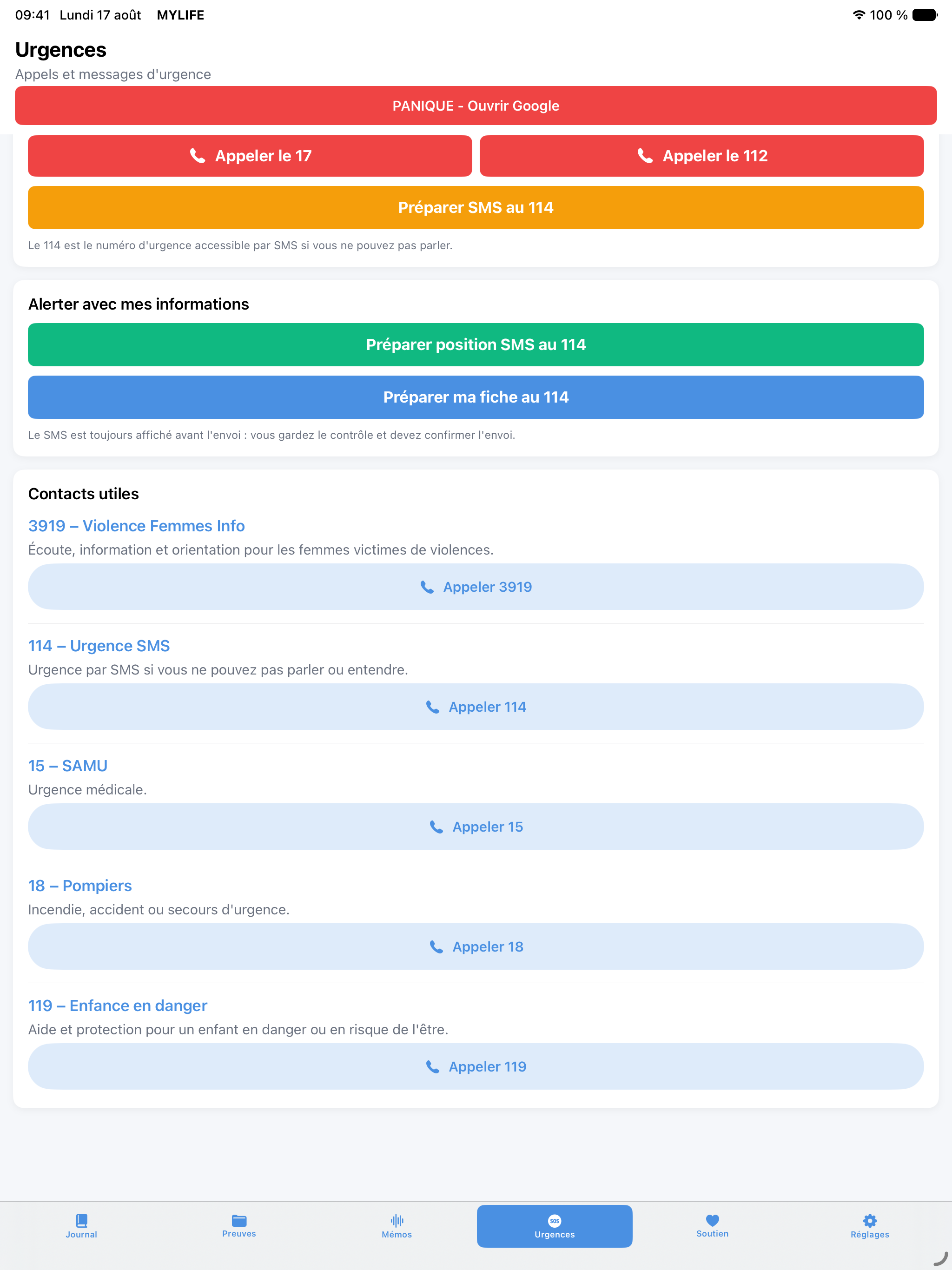 Application My Life screenshot 11