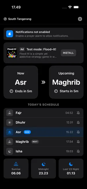 Salat Time: Offline Schedule screenshot 1