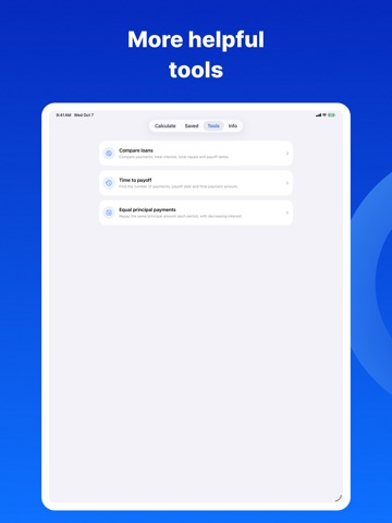 Loan Calculator - Payment Calc iPad screenshot