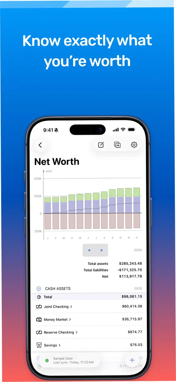 Screenshot #1 pour Banktivity: Budget & Finances
