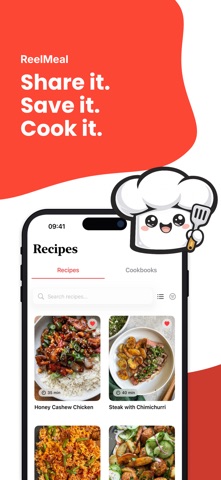 Video to Recipe AI: ReelMeal iPhone screenshot