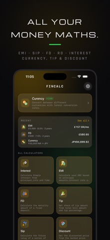 Quick Financial Calculator Pro iPhone screenshot