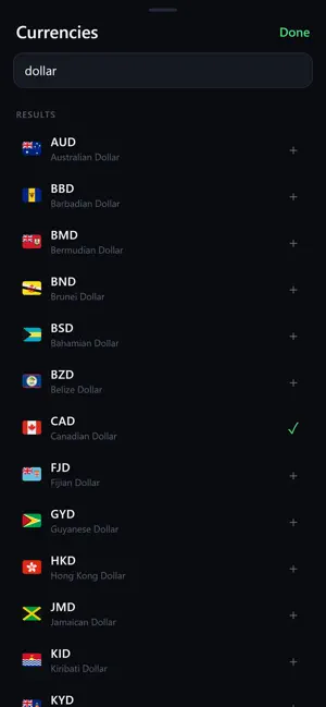 Currency Converter — Rates screenshot 3