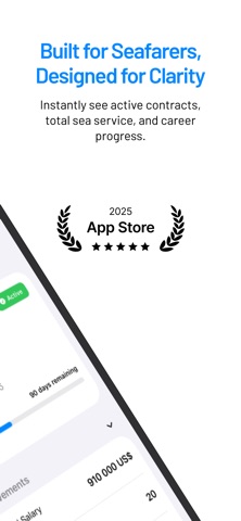 Sea Service - Career Manager iPhone screenshot