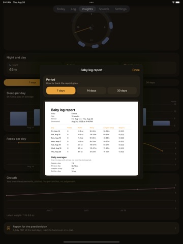 Welcome Baby iPad screenshot