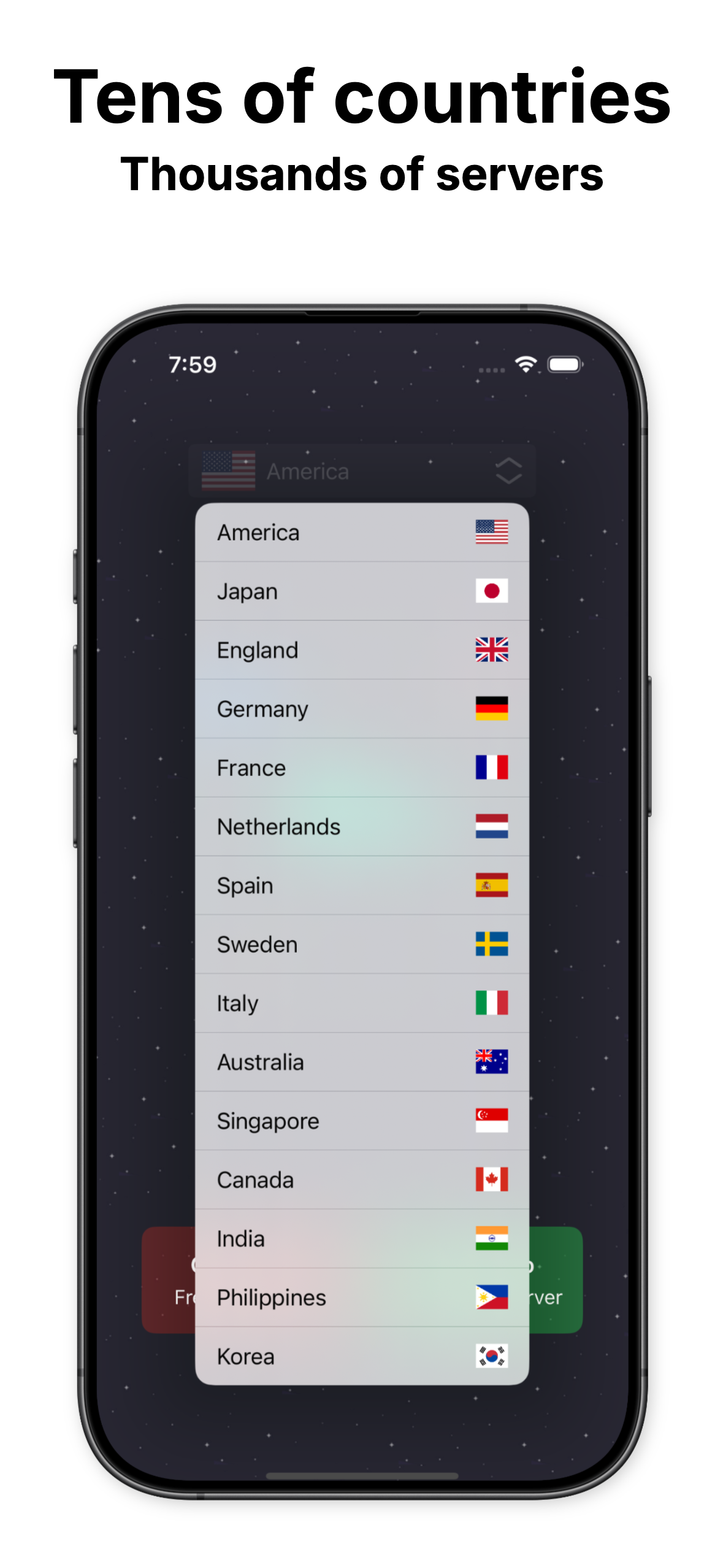 VPN cat: Fast Secure Unlimited screenshot 3