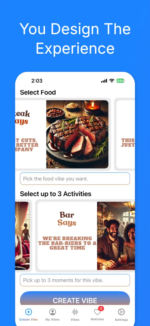 Screenshot #3 pour Hopeful Vibes | Dating App