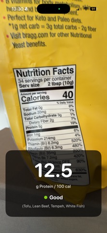 ProteinScore Screenshot 2 of 3