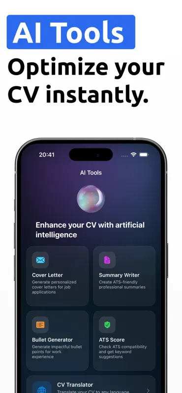 Creador de CV y Currículum con screenshot 5 of 6