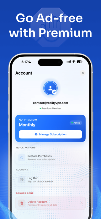 RealityVPN — Private Proxy VPN Screenshot 5 of 7