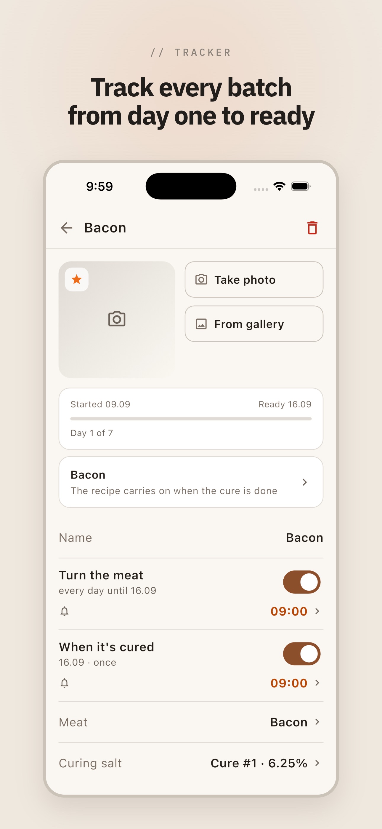 Screenshot 4 of SaltCure: Meat Cure Calculator