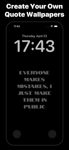 He Said - Quote Wallpaper iPhone screenshot