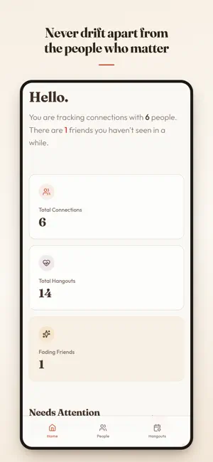 Kin: Friendship Tracker screenshot 1