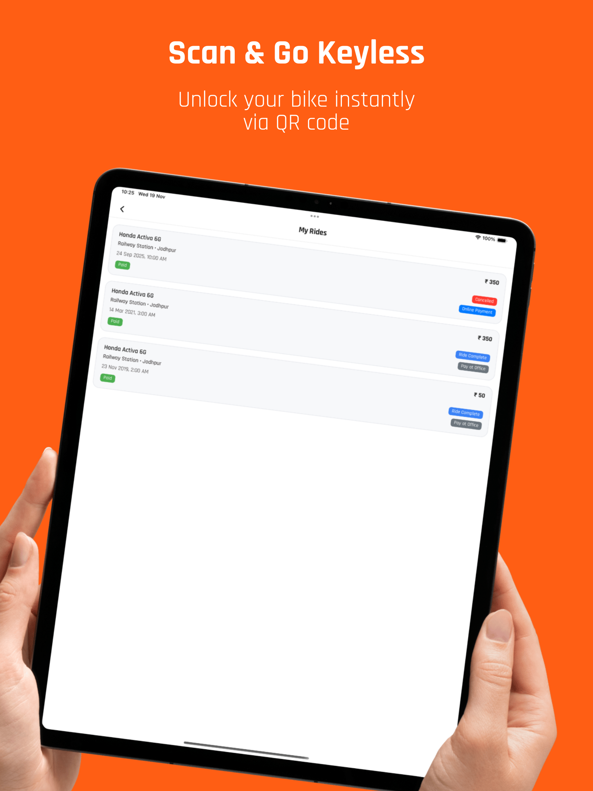 Gripp – Bike Rentals App