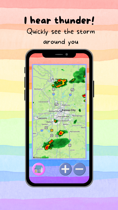 Screenshot #1 pour Weather Radar For Kids