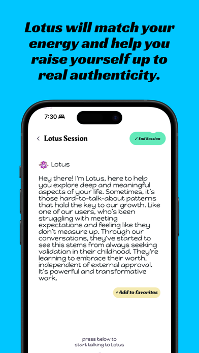 Talk To Lotus - AI Companion Screenshot