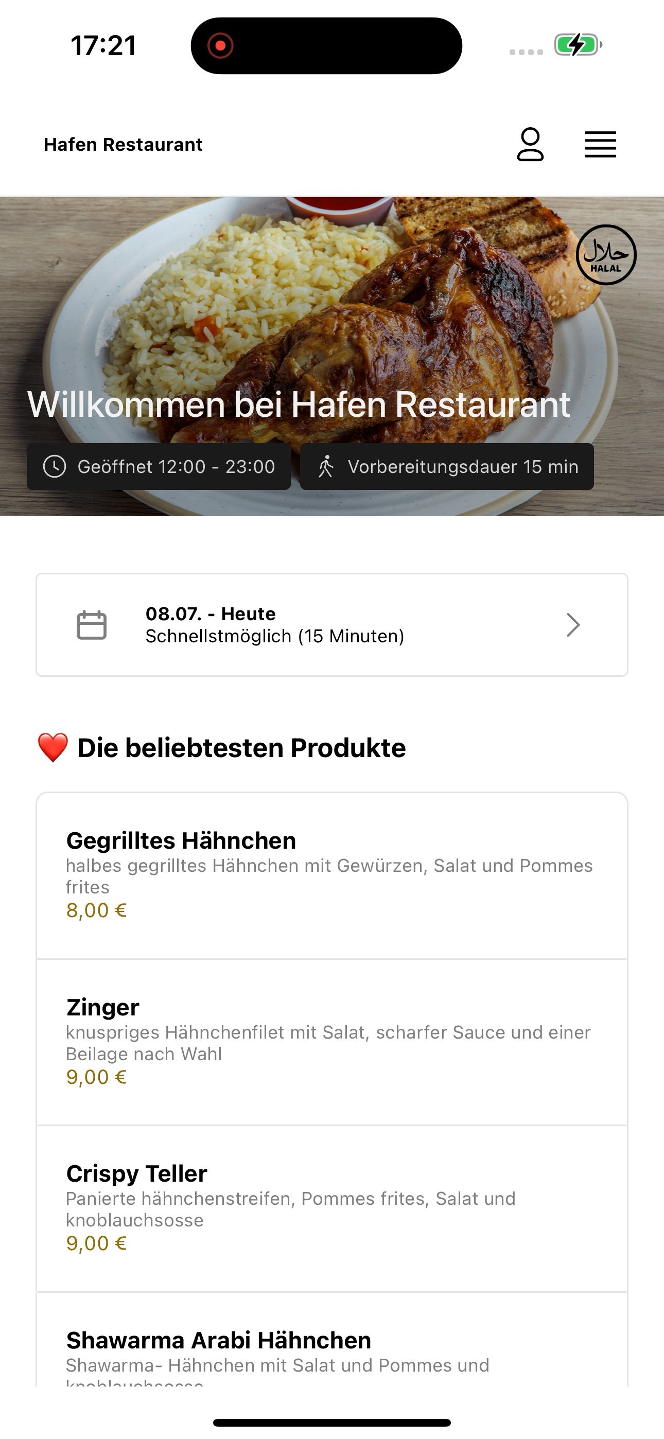 Hafen Restaurant screenshot 6
