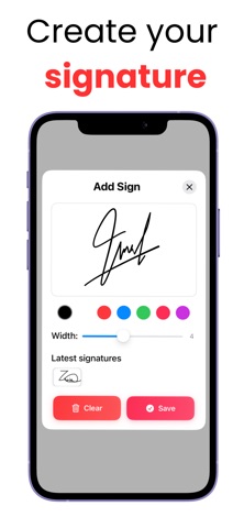 Signature Maker PDF Editor screenshot