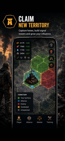 Terraclast: GPS Strategy MMO iPhone screenshot