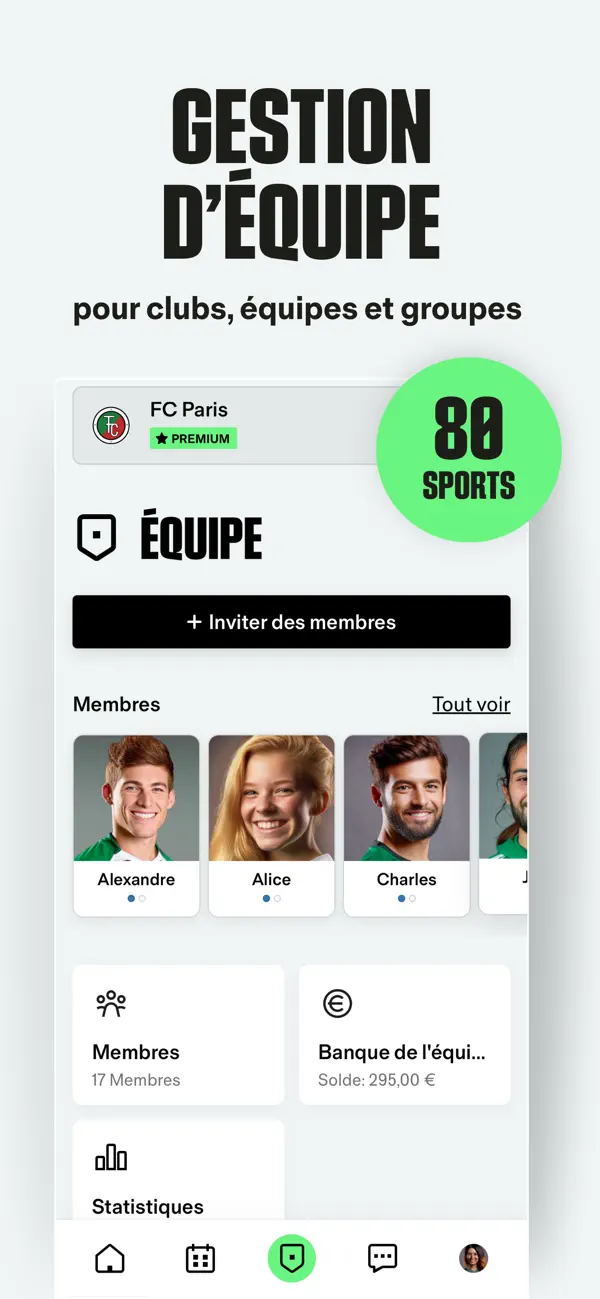 Screenshot #1 pour TeamPlus - Gestion d'Équipe