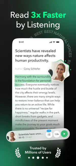 Peech: Text to Speech Reader screenshot 2