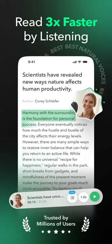 Peech: Text to Speech & Voice screenshot 2 of 8