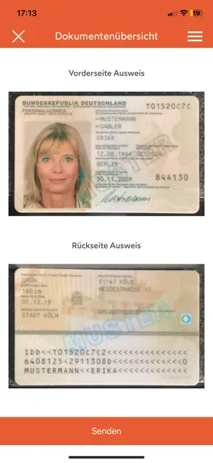 identity online iPhone screenshot 2