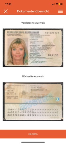 identity online iPhone screenshot 2