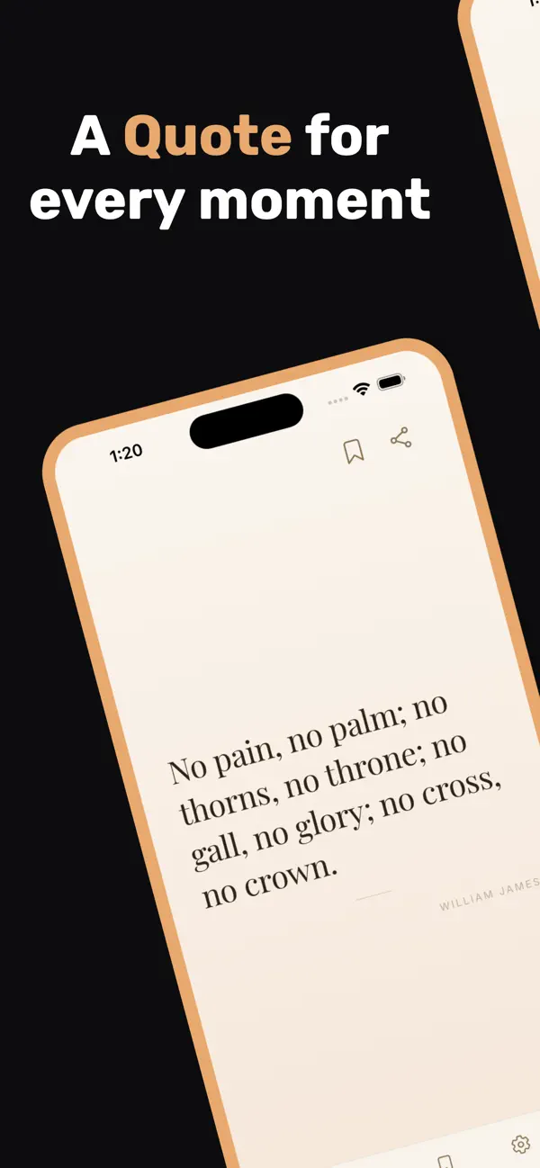 Screenshot #1 pour Hikari - Daily Quotes Widget